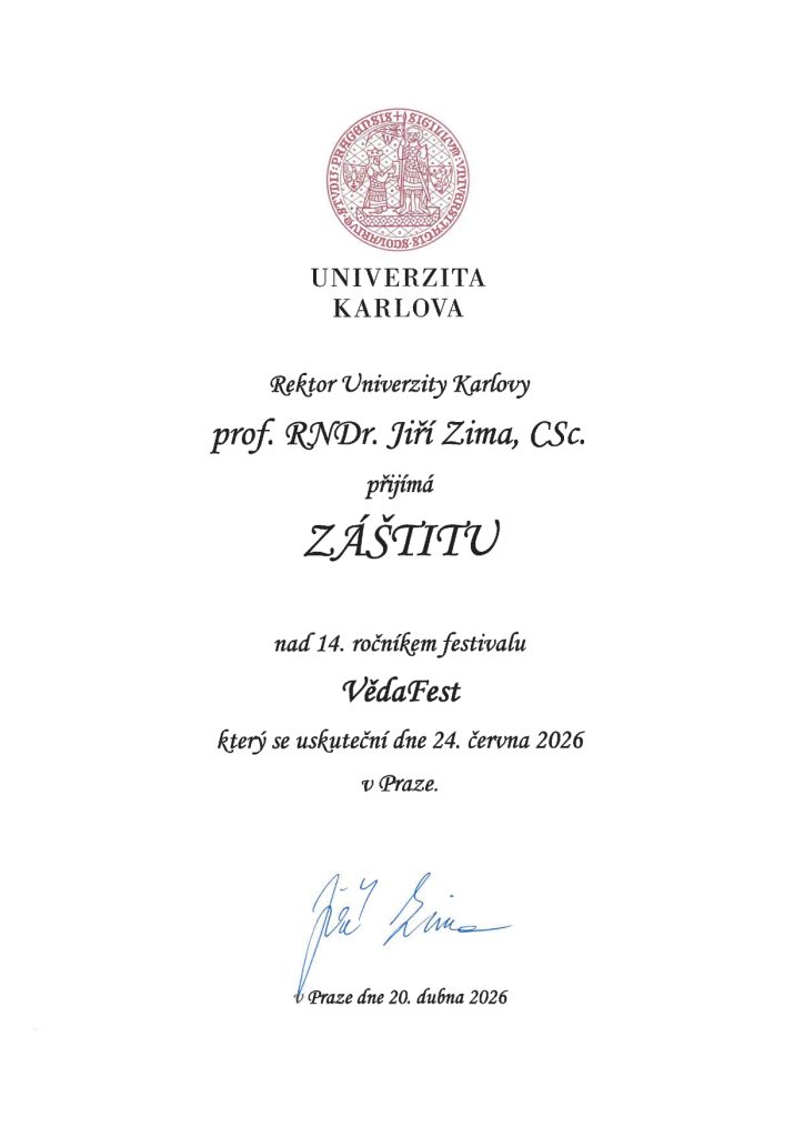 Záštita Univerzita Karlova