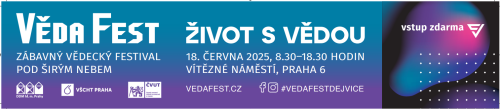 VědaFest 2025 banner